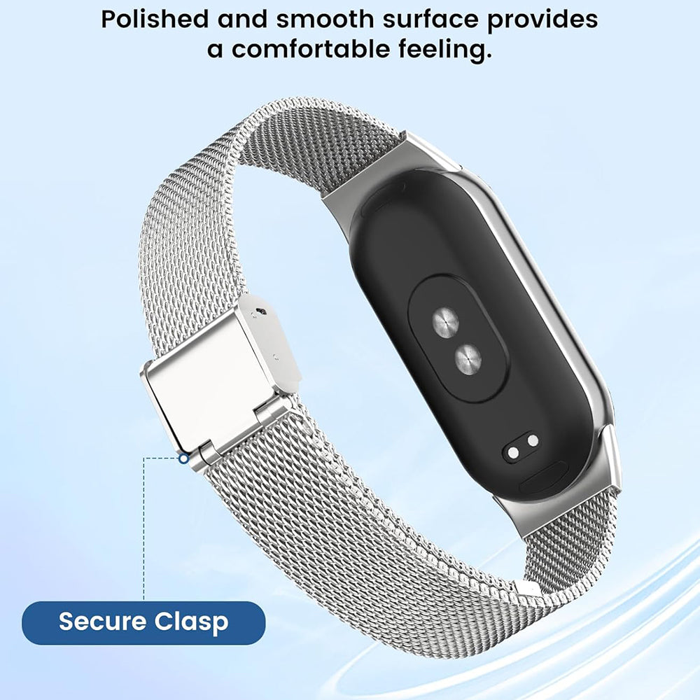 Каишка Techsuit W022 за Xiaomi Smart Band 9 / 8, 15mm, Златиста