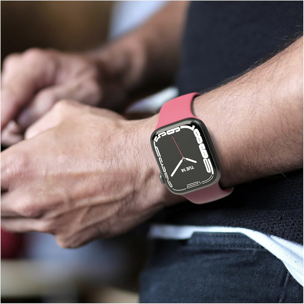 Каишка Techsuit W031 за Apple Watch 42mm / 41mm / 40mm / 38mm Series, Розова