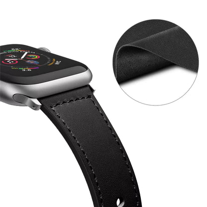 Techsuit W033 Strap for Apple Watch 42mm / 41mm / 40mm / 38mm Series, Black