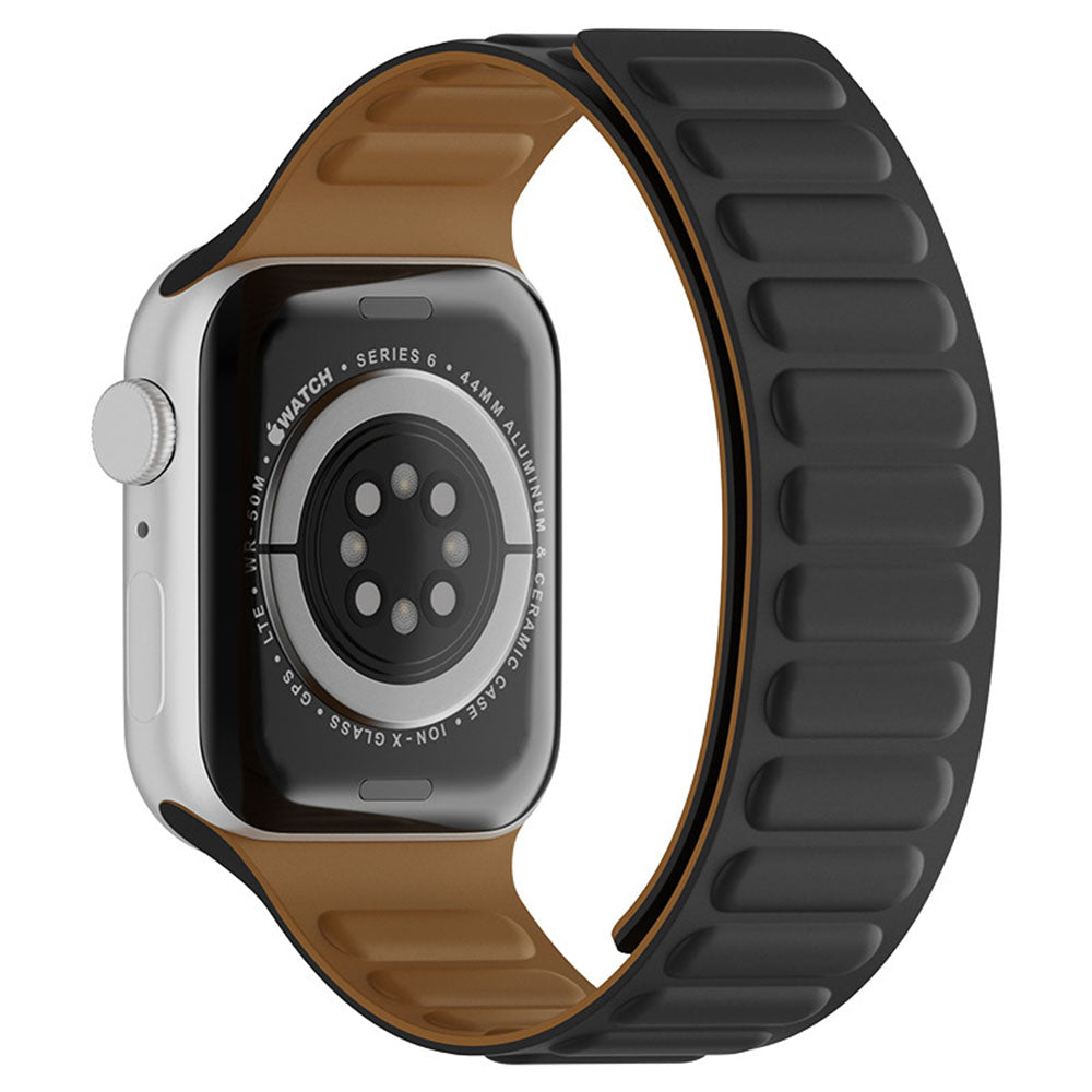 Каишка Techsuit W035 за Apple Watch 49mm / 46mm / 45mm / 44mm / 42mm Series, Черна