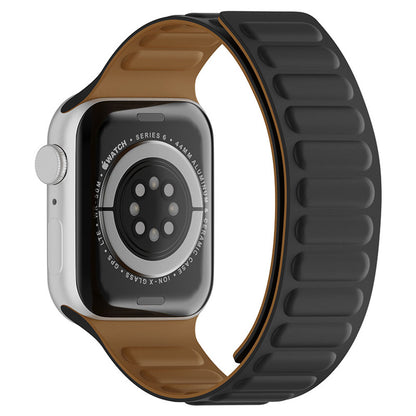 Каишка Techsuit W035 за Apple Watch 49mm / 46mm / 45mm / 44mm / 42mm Series, Черна