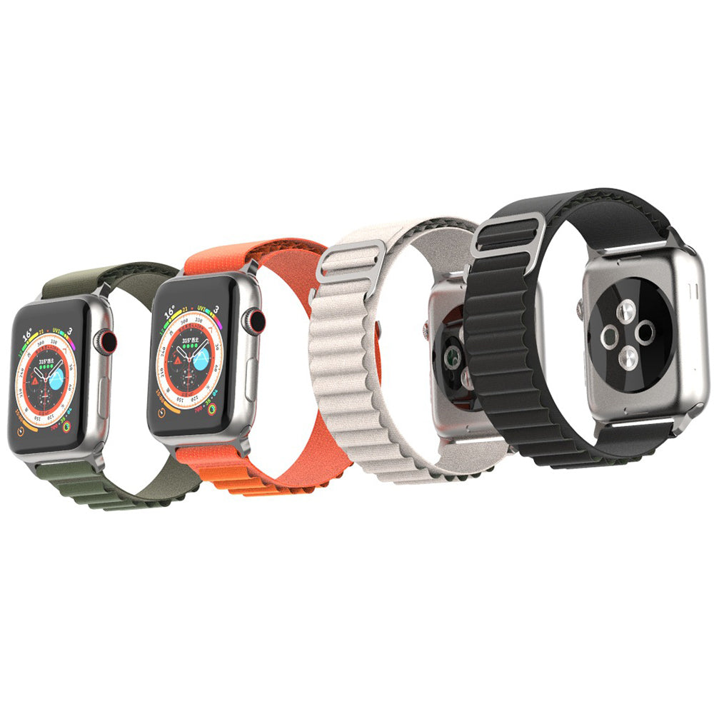 Каишка Techsuit W037 за Apple Watch 42mm / 41mm / 40mm / 38mm Series, Бяла