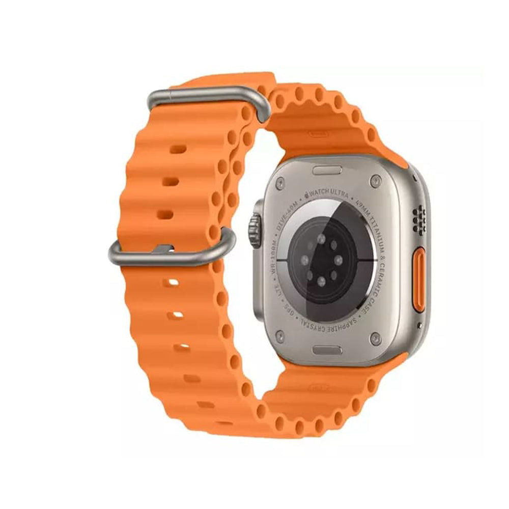 Каишка Techsuit W038 за Apple Watch 49mm / 46mm / 45mm / 44mm / 42mm Series, Оранжева
