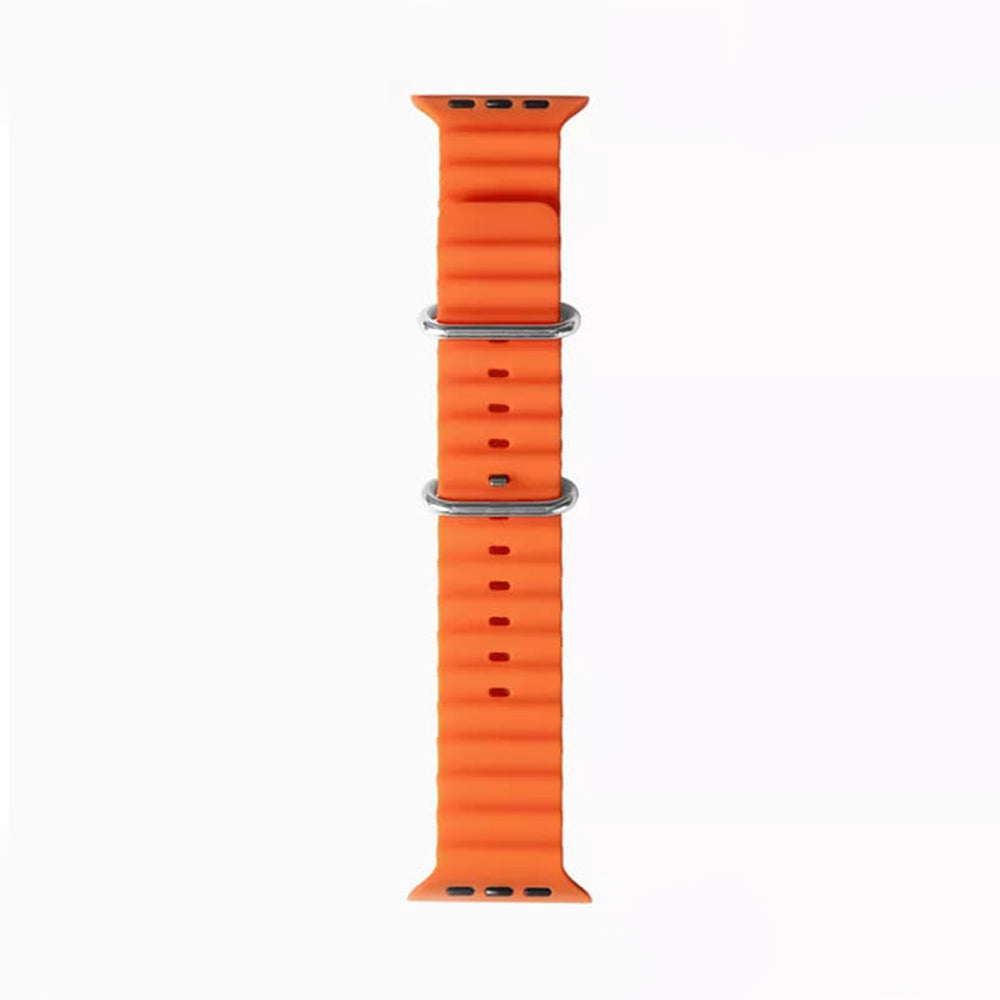 Каишка Techsuit W038 за Apple Watch 49mm / 46mm / 45mm / 44mm / 42mm Series, Оранжева