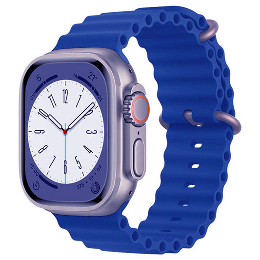 Каишка Techsuit W038 за Apple Watch 42mm / 41mm / 40mm / 38mm Series, Синя