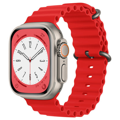 Каишка Techsuit W038 за Apple Watch 42mm / 41mm / 40mm / 38mm Series, Червена