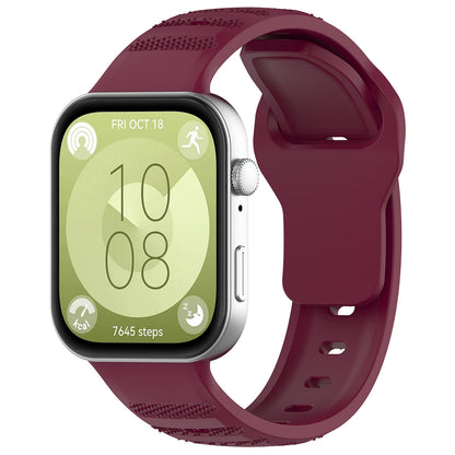 Каишка Techsuit W050 за Huawei Watch Fit 5 Pro / Fit 5 / Fit 4 Pro / Fit 4 / Fit 3, Бордо