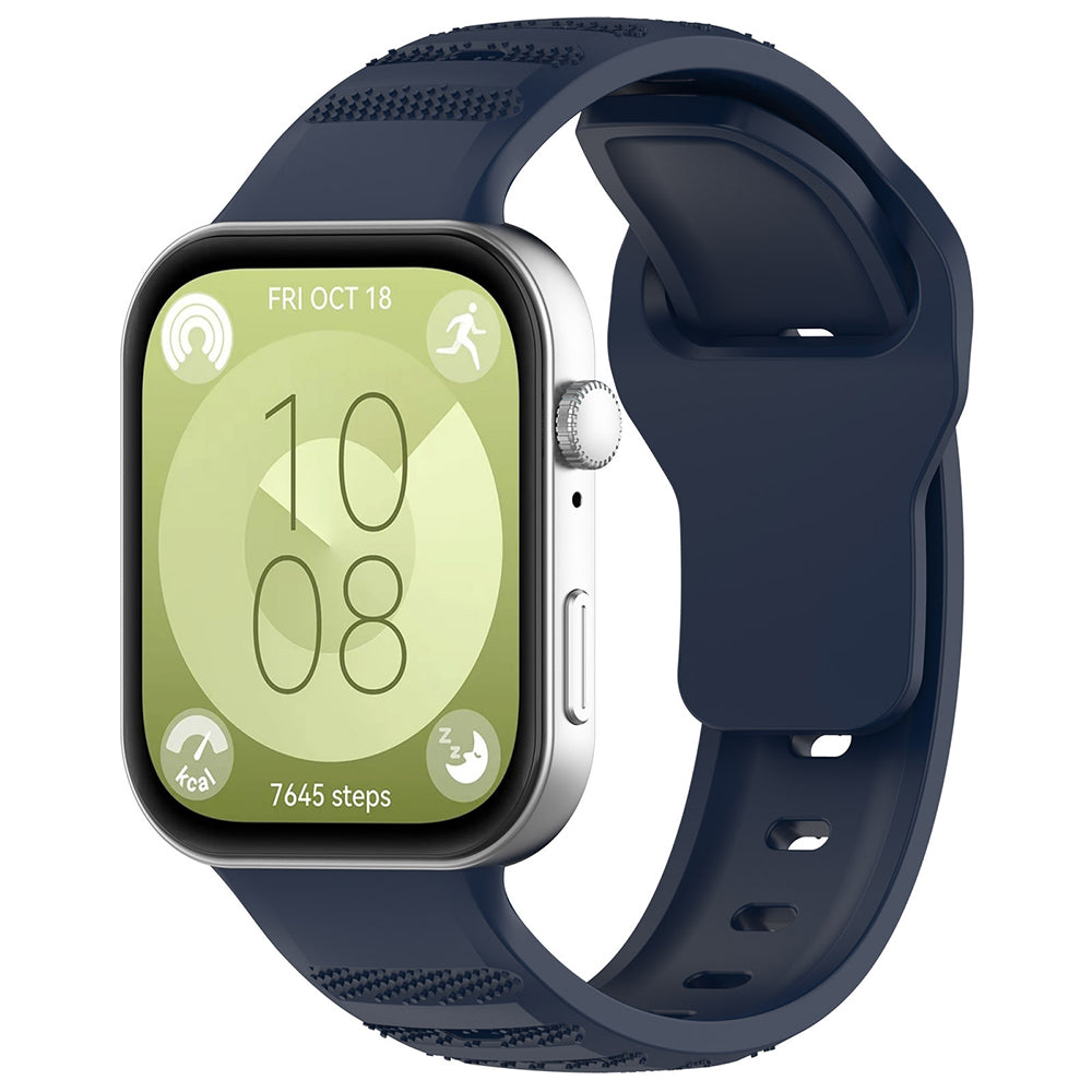 Каишка Techsuit W050 за Huawei Watch Fit 4 Pro / Watch Fit 4 / Watch Fit 3, Синя