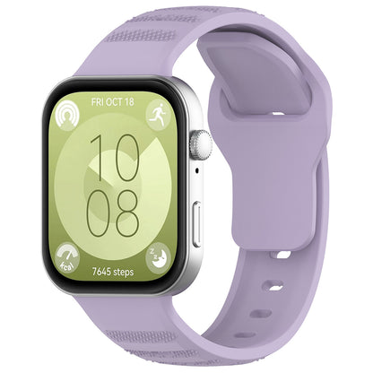 Каишка Techsuit W050 за Huawei Watch Fit 4 Pro / Watch Fit 4 / Watch Fit 3, Лилава