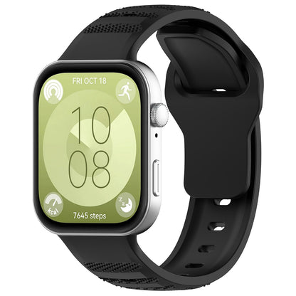 Каишка Techsuit W050 за Huawei Watch Fit 4 Pro / Watch Fit 4 / Watch Fit 3, Черна