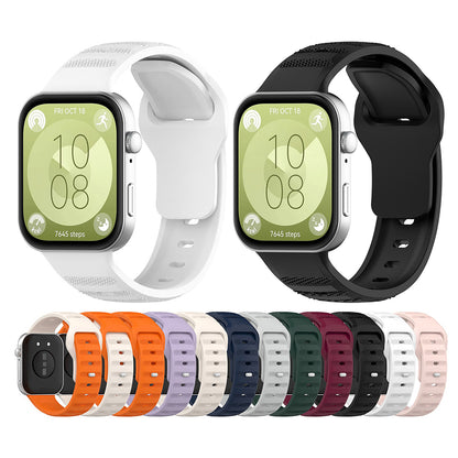 Каишка Techsuit W050 за Huawei Watch Fit 4 Pro / Watch Fit 4 / Watch Fit 3, Черна