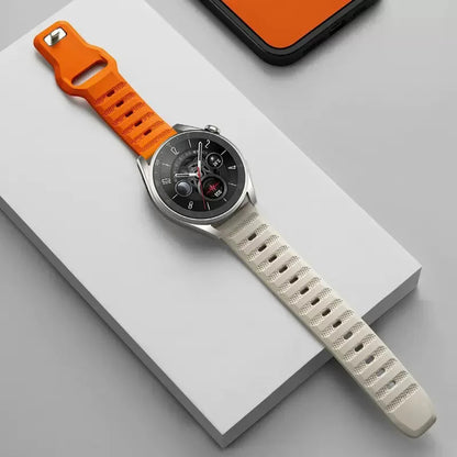 Каишка Techsuit W050 за Huawei Watch / Xiaomi Watch Series, 22mm, Оранжева