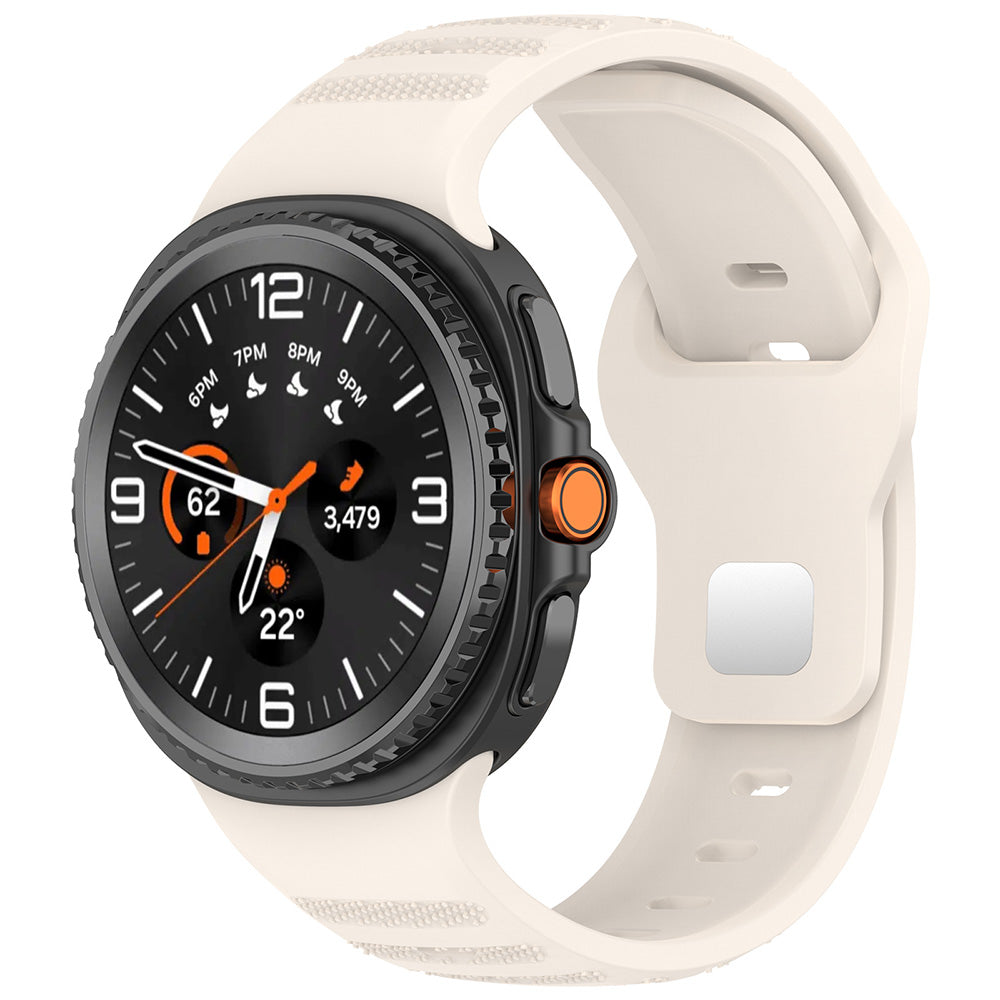 Каишка Techsuit W050 за Samsung Galaxy Watch 8 Classic / Watch8 44mm / Watch 8 40mm, Бежова