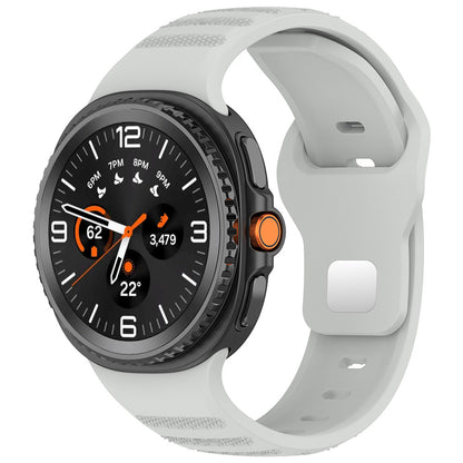 Каишка Techsuit W050 за Samsung Galaxy Watch 8 Classic / Watch8 44mm / Watch 8 40mm, Сивa