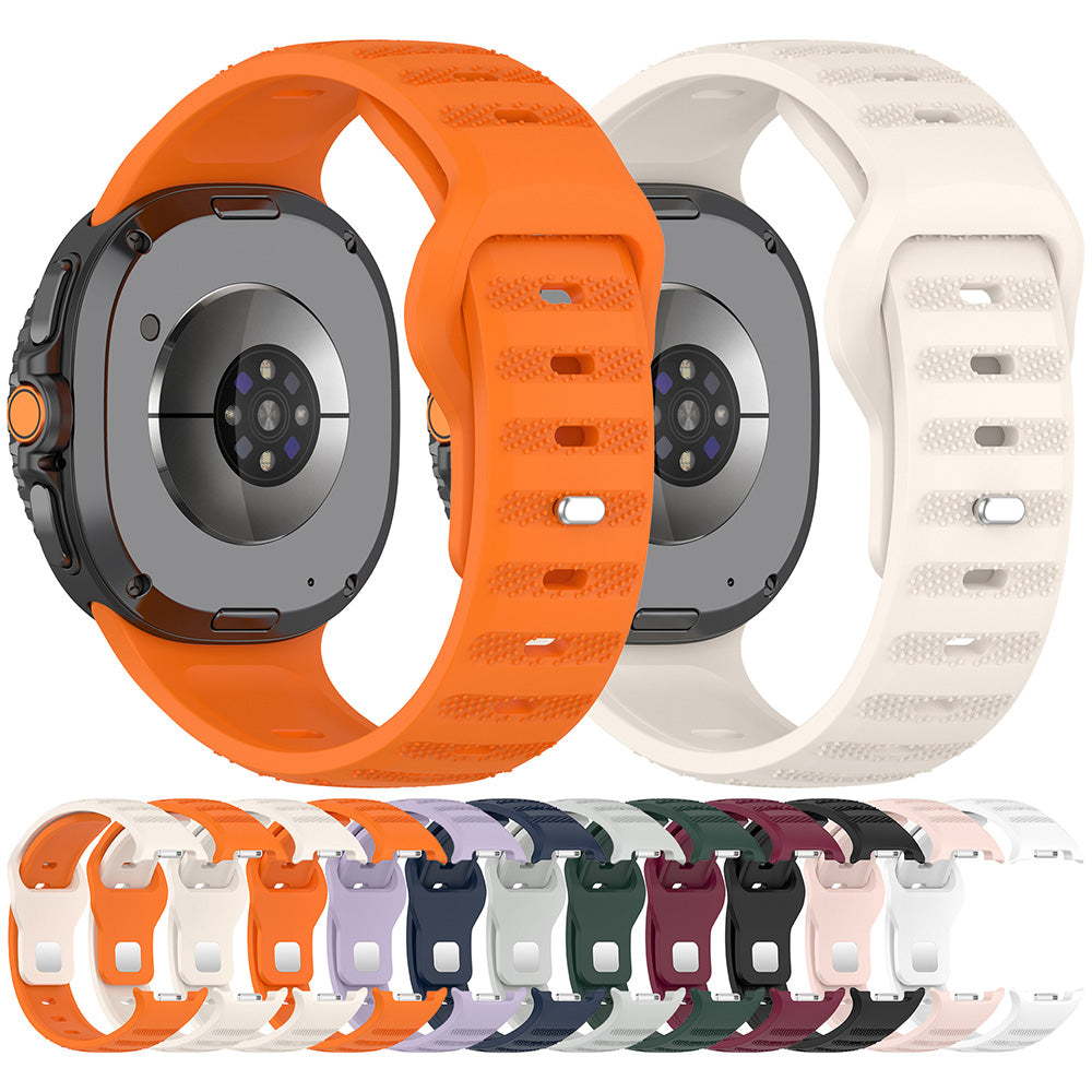 Каишка Techsuit W050 за Samsung Galaxy Watch 8 Classic / Watch8 44mm / Watch 8 40mm, Лилава