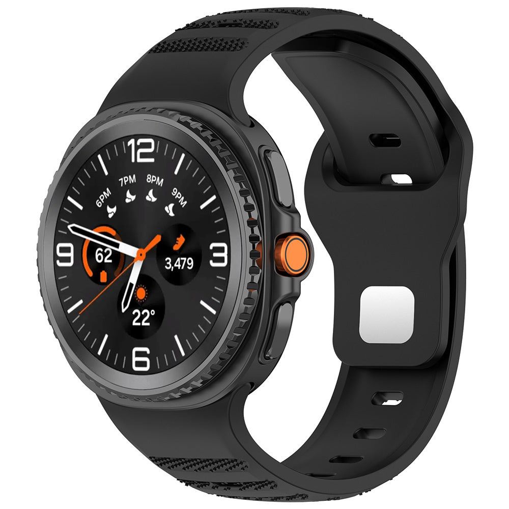 Каишка Techsuit W050 за Samsung Galaxy Watch 8 Classic / Watch8 44mm / Watch 8 40mm, Черна