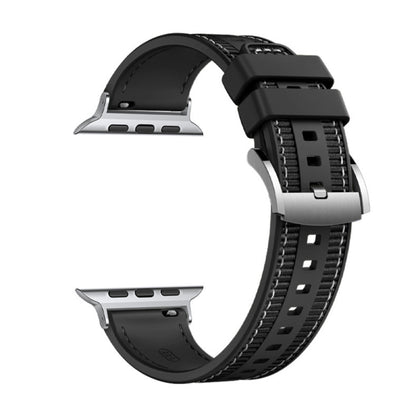 Каишка Techsuit W051 за Apple Watch 42mm / 41mm / 40mm / 38mm Series, Черна