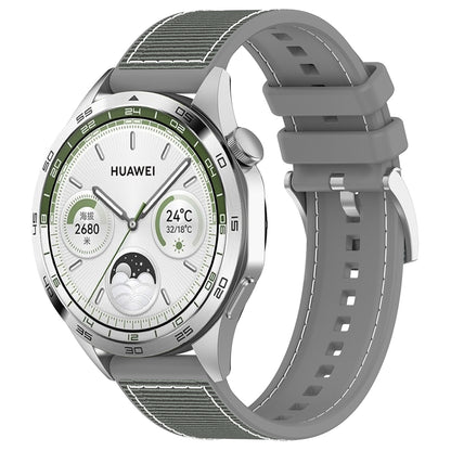 Каишка Techsuit W051 за Huawei Watch / Xiaomi Watch Series, 22mm, Сивa