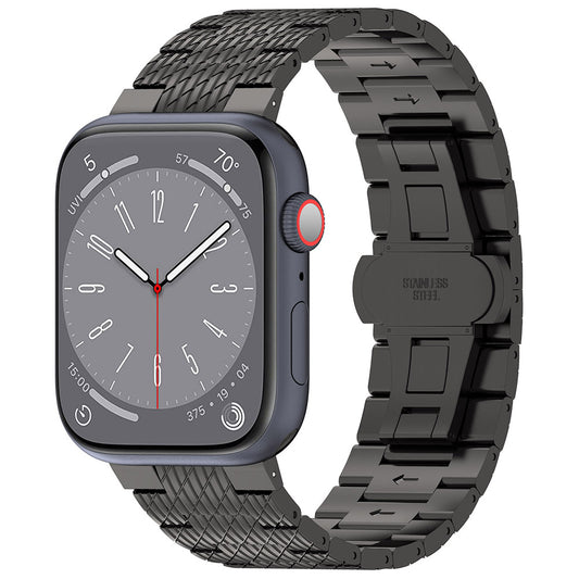 Каишка Techsuit W052 за Apple Watch 42mm / 41mm / 40mm / 38mm Series, Черна