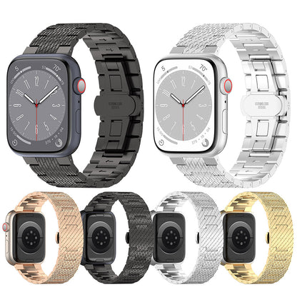 Каишка Techsuit W052 за Apple Watch 49mm / 46mm / 45mm / 44mm / 42mm Series, Златиста