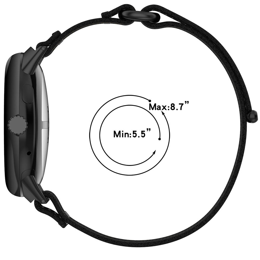 Каишка Techsuit W054 за Google Pixel Watch 4 45mm, Черна