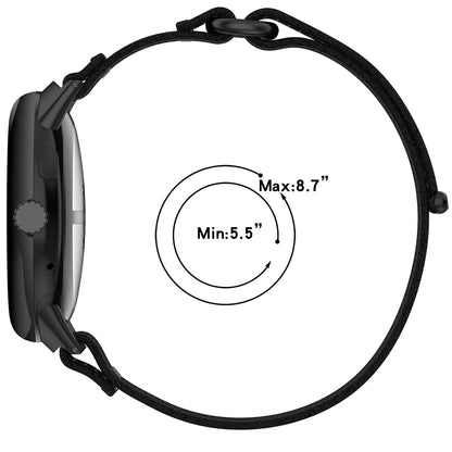 Каишка Techsuit W054 за Google Pixel Watch 4 45mm, Черна