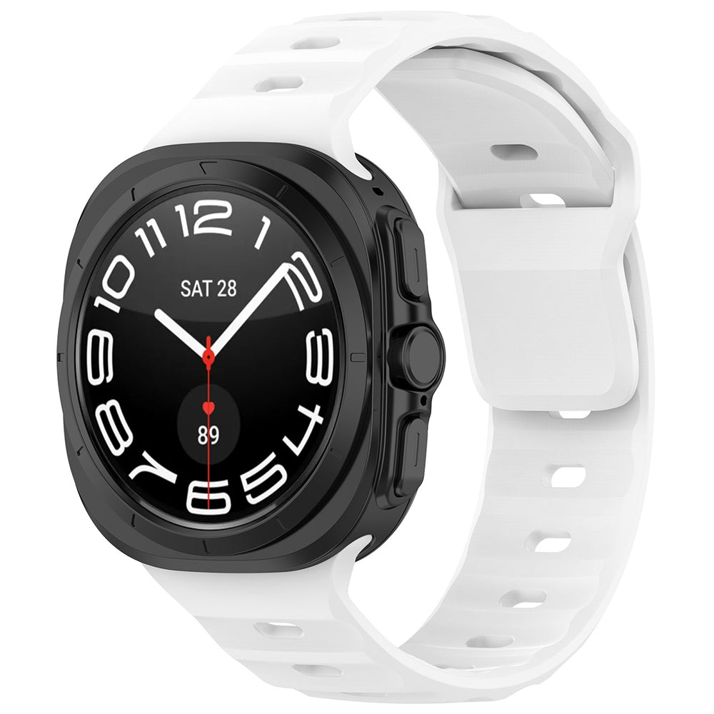 Каишка Techsuit W055 за Samsung Galaxy Watch Ultra, Бяла