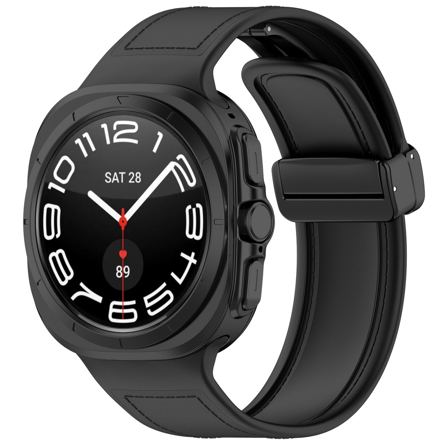Каишка Techsuit W056 за Samsung Galaxy Watch Ultra, Черна