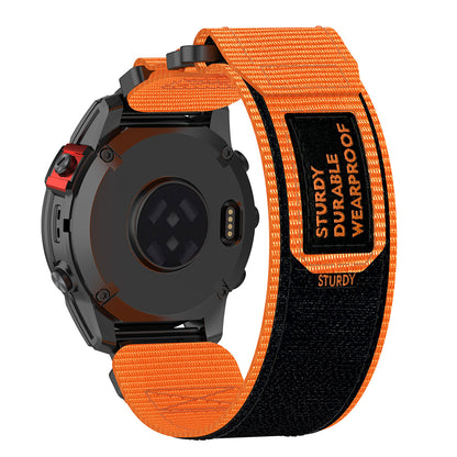 Каишка Techsuit W057 за Garmin Watch Fenix / Forerunner Series, 22mm, Оранжева