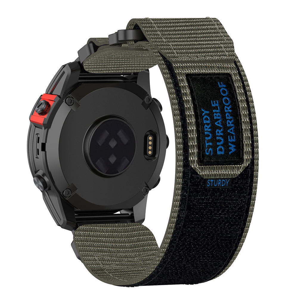 Каишка Techsuit W057 за Garmin Watch Fenix Series, 26mm, Сивa