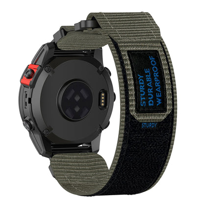 Каишка Techsuit W057 за Garmin Watch Fenix Series, 26mm, Сивa