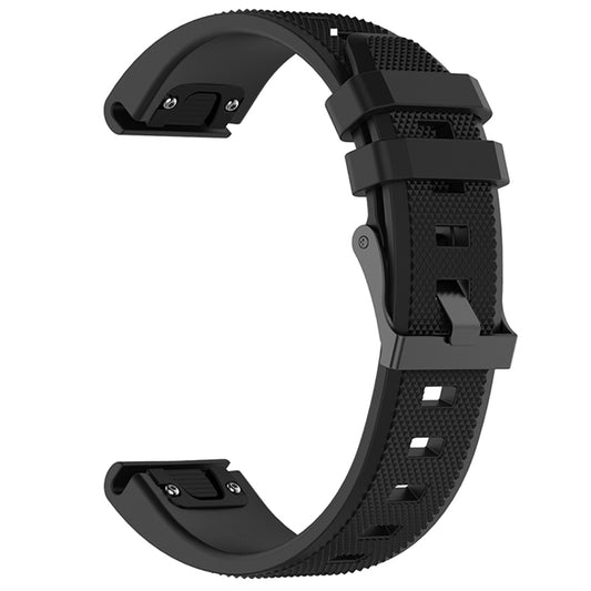 Каишка Techsuit W058 за Garmin Watch Fenix / Forerunner Series, 22mm, Черна