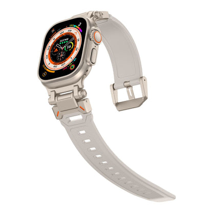 Каишка Techsuit W064 за Apple Watch 49mm / 46mm / 45mm / 44mm / 42mm Series, Сребриста