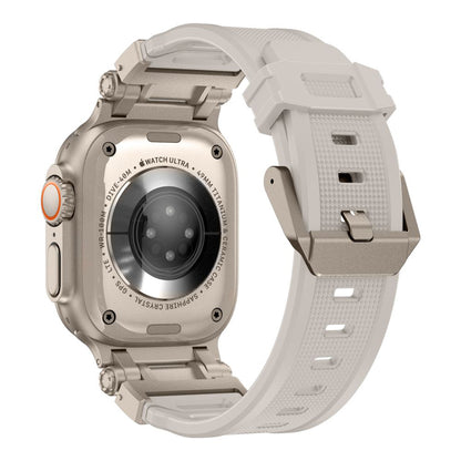 Каишка Techsuit W064 за Apple Watch 49mm / 46mm / 45mm / 44mm / 42mm Series, Сребриста