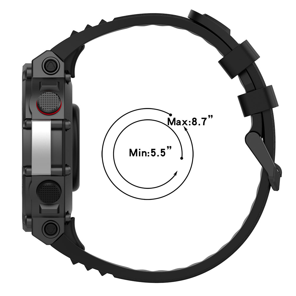 Techsuit W067 Strap for Amazfit T-Rex 2, Dark Green