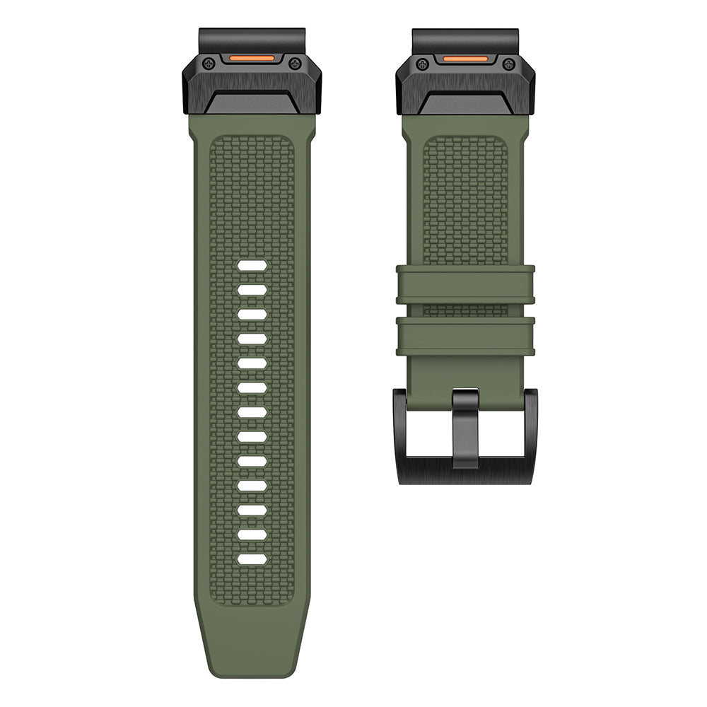 Techsuit W068 Strap for Garmin Watch Fenix Series, 26mm, Black