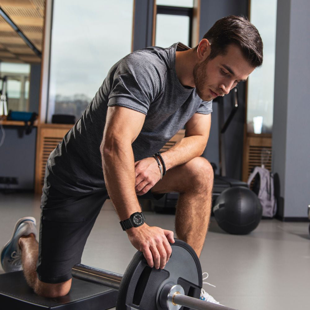 Каишка Techsuit W068 за Samsung Galaxy Watch Ultra, Черно-оранжева