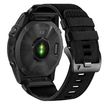 Колан Techsuit W070 за Garmin Instinct / Approach / Fenix Watch Series, 20mm, Черен