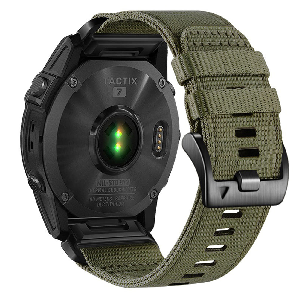 Каишка Techsuit W070 за Garmin Instinct / Approach / Fenix Watch Series, 20mm, Тъмнозелена