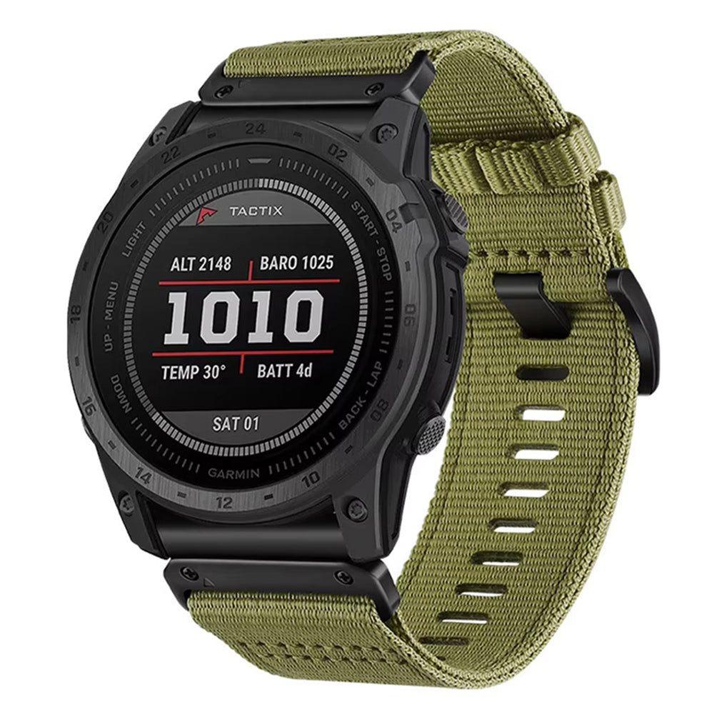 Каишка Techsuit W070 за Garmin Watch Fenix Series, 26mm, Зелена
