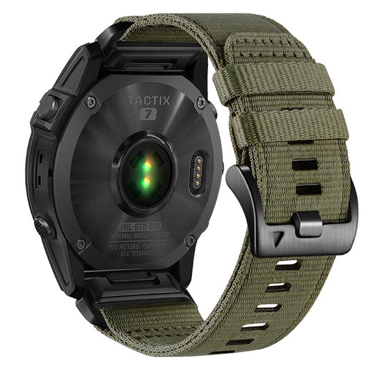 Колан Techsuit W070 за Garmin Watch Fenix Series, 26mm, Тъмнозелен