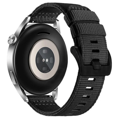Каишка Techsuit W070 за Samsung Galaxy Watch / Huawei Watch Series, 22mm, Черна