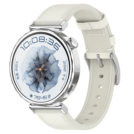 Каишка Techsuit W073 за Huawei Watch / Garmin Watch Series, 18mm, Бяла