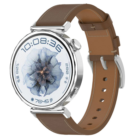 Каишка Techsuit W073 за Huawei Watch / Garmin Watch Series, 18mm, Кафява