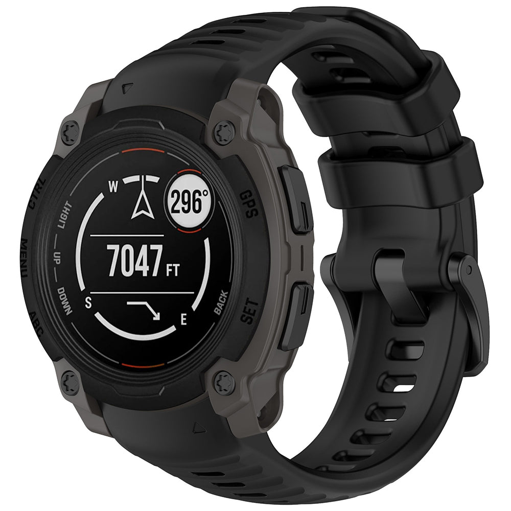 Колан Techsuit W076 за Garmin Instinct E 45mm, Черен