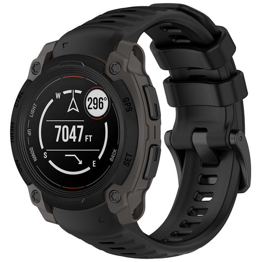 Колан Techsuit W076 за Garmin Instinct E 45mm, Черен