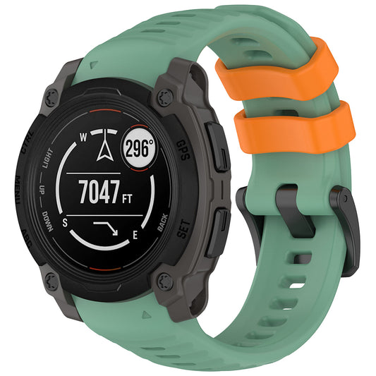 Каишка Techsuit W076 за Garmin Instinct E 45mm, Светлозелена