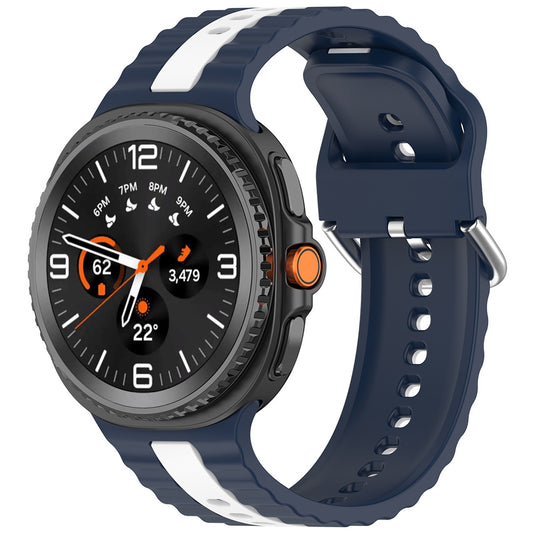 Каишка Techsuit W078 за Samsung Galaxy Watch 8 Classic / Watch8 44mm / Watch 8 40mm, Тъмносиня