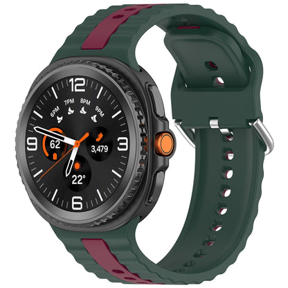 Каишка Techsuit W078 за Samsung Galaxy Watch 8 Classic / Watch8 44mm / Watch 8 40mm, Тъмнозелен
