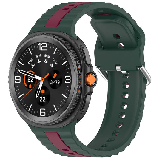 Каишка Techsuit W078 за Samsung Galaxy Watch 8 Classic / Watch8 44mm / Watch 8 40mm, Тъмнозелен